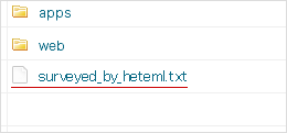 surveyed_by_heteml.txt�ե����뤬�ɲä���Ƥ��ޤ���